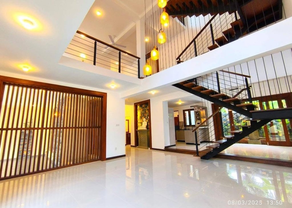 Double Height Chandelier Foyer Showcase